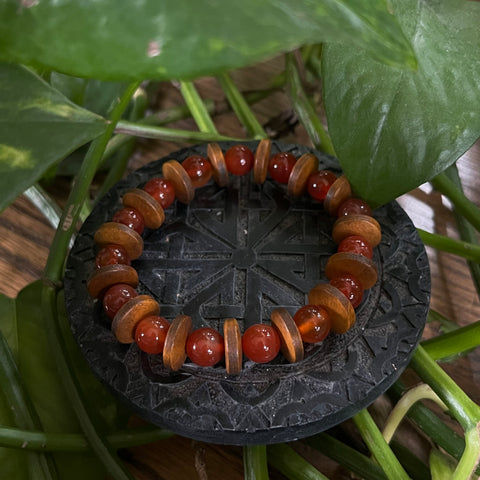 GroundedCarnelian Bracelet